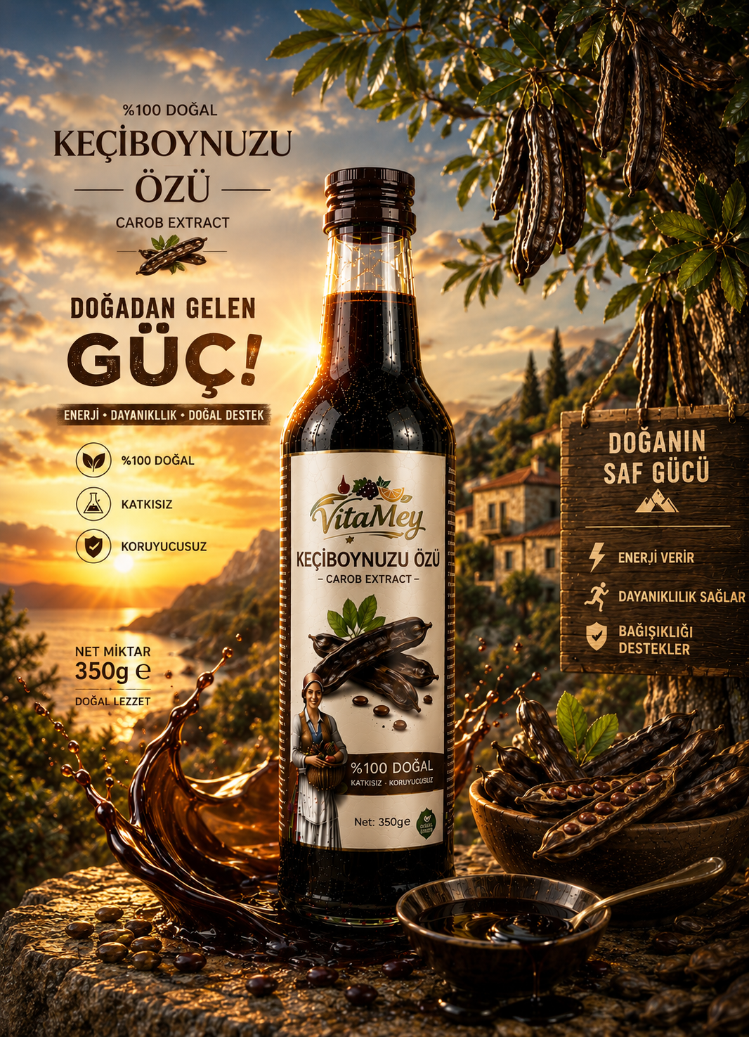 VitaMey Keçiboynuzu Özü 