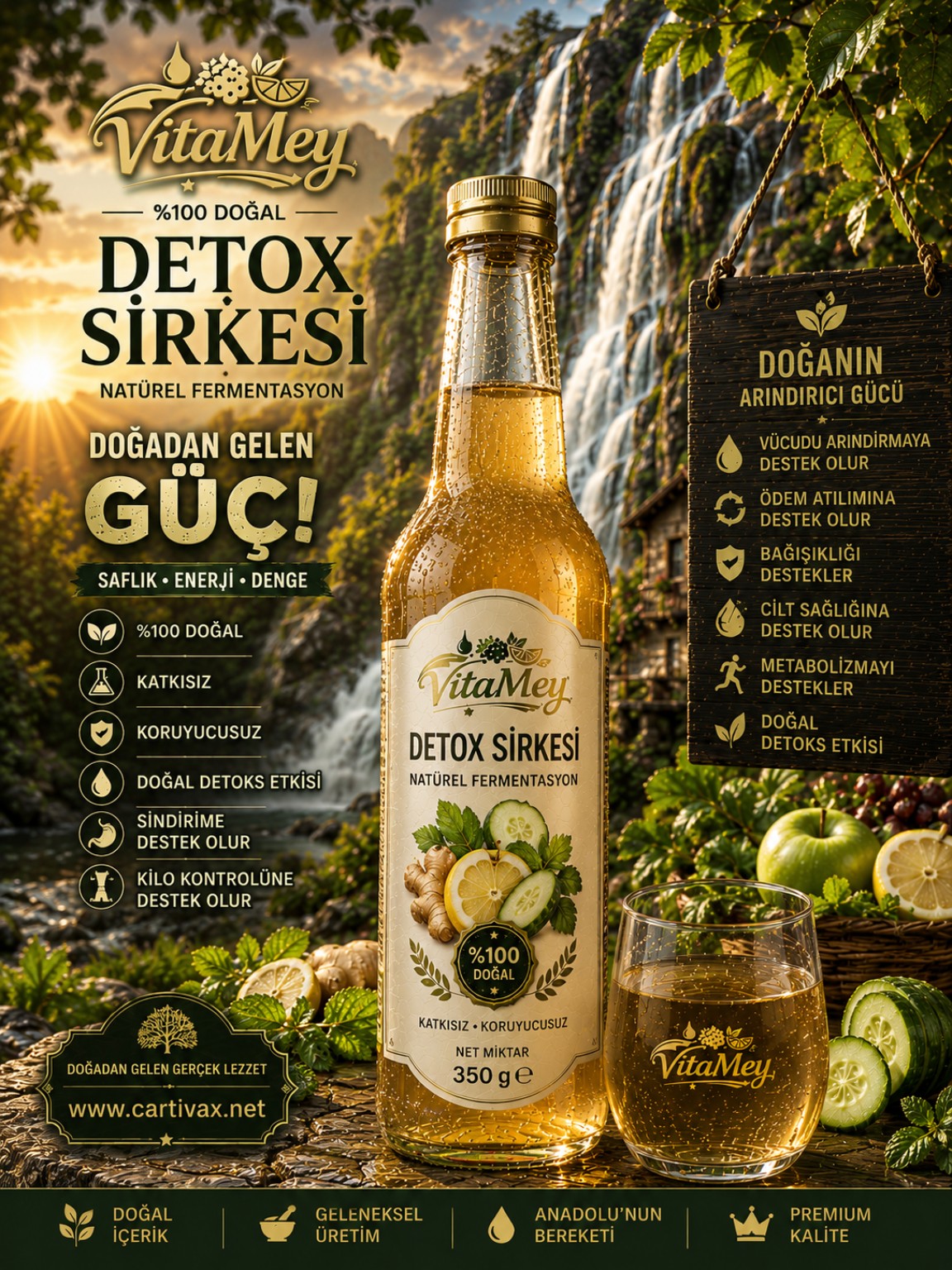 VitaMey Detox Sirkesi 