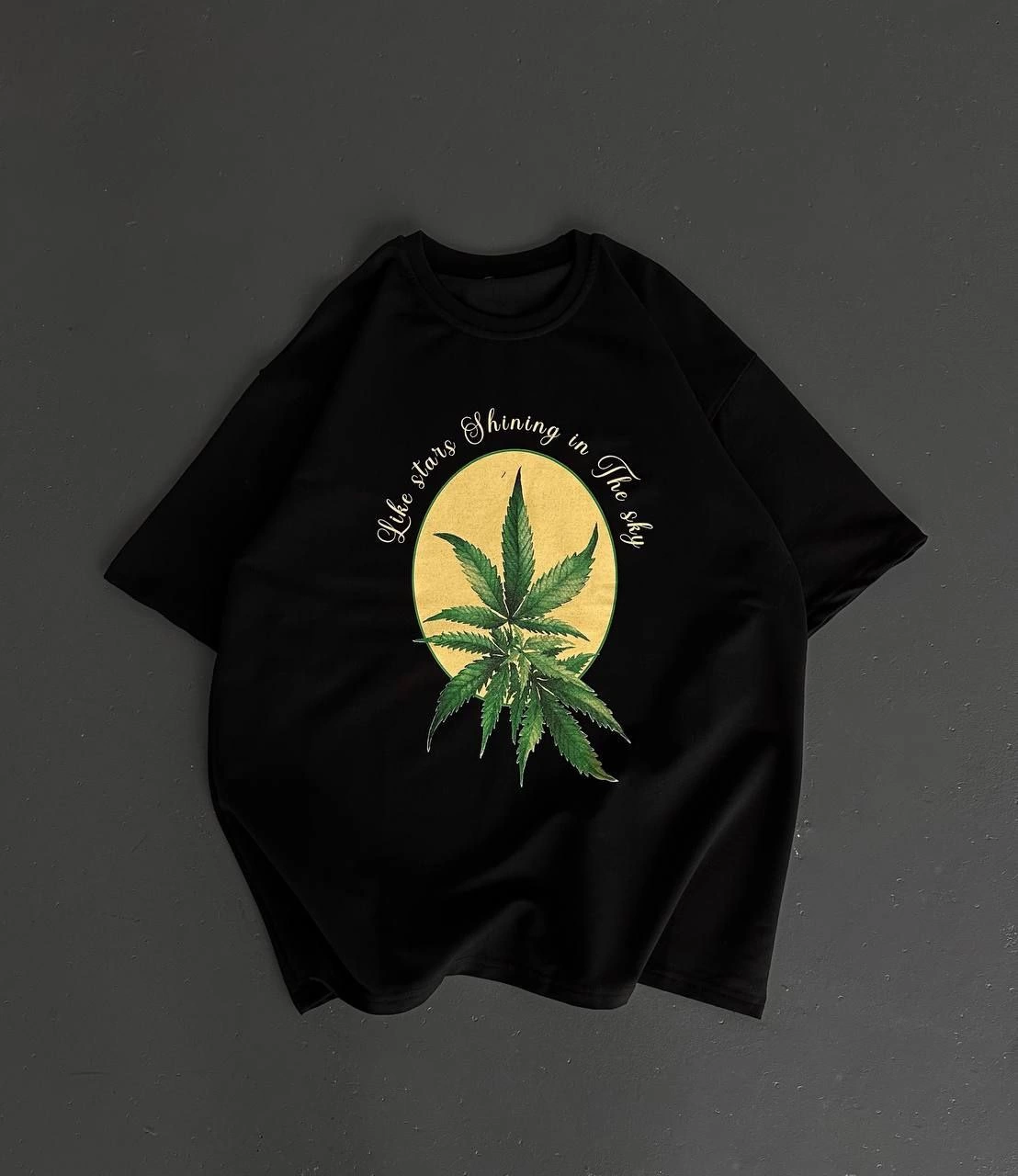 Erkek Baskılı T-Shirt Kısa Kol Bisiklet Yaka Regular Fit Yazlık Tişört - SiyahSiyah