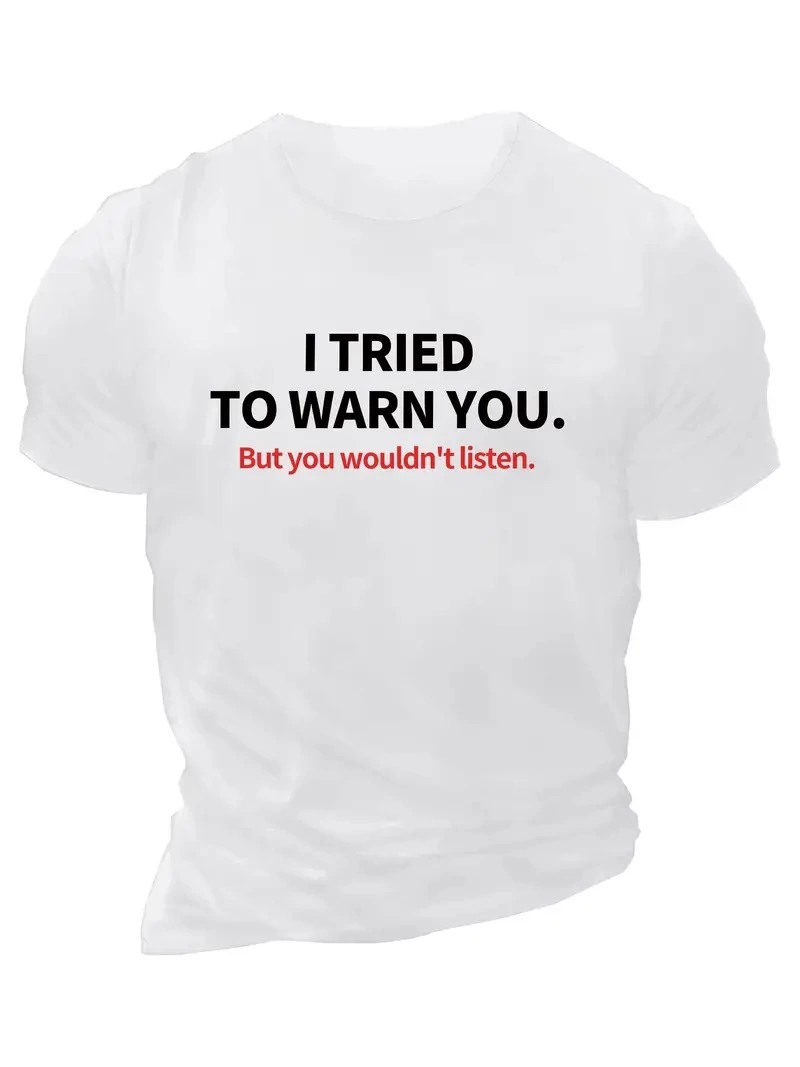 Erkek Baskılı T-Shirt Kısa Kol Bisiklet Yaka Regular Fit Rahat Kalıp Günlük Tişört - Beyaz